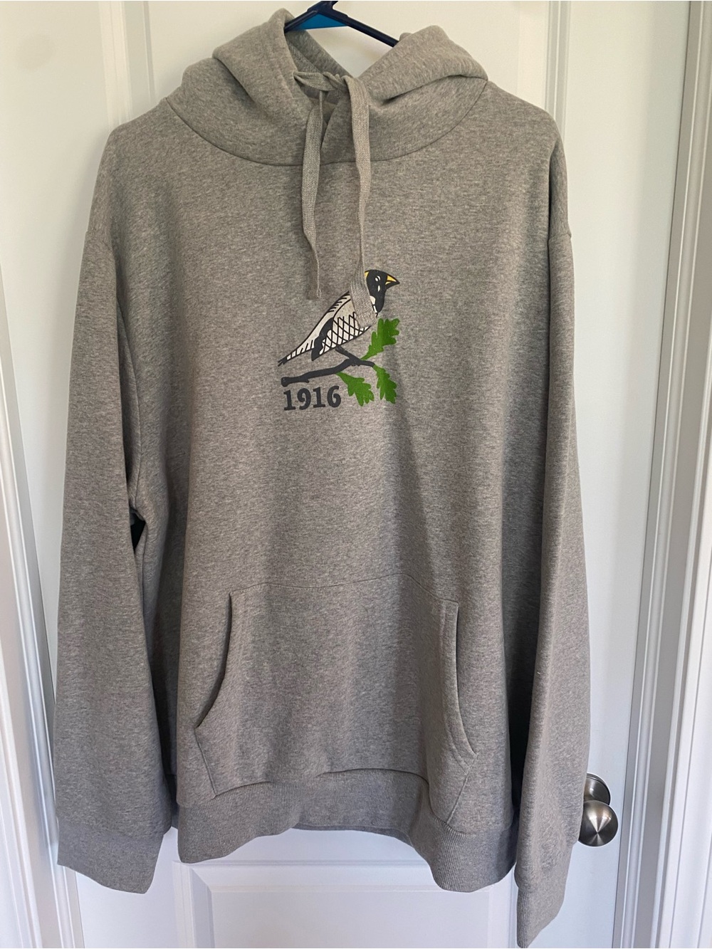 Vintage johnnie-O Bob O'Link Golf Club hoodie 2XL Grey Kangaroo Pocket Perfect
